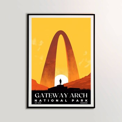 Gateway Arch National Park Poster, Travel Art, Office Poster, Home Decor | S3 - image2